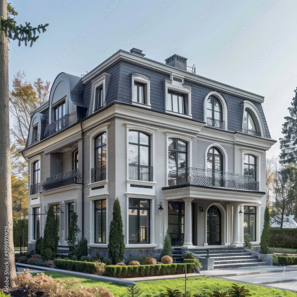 luxury modern house with a perfect blend between contemporary and classic style luxury modern house with a perfect blend between contemporary and classic style