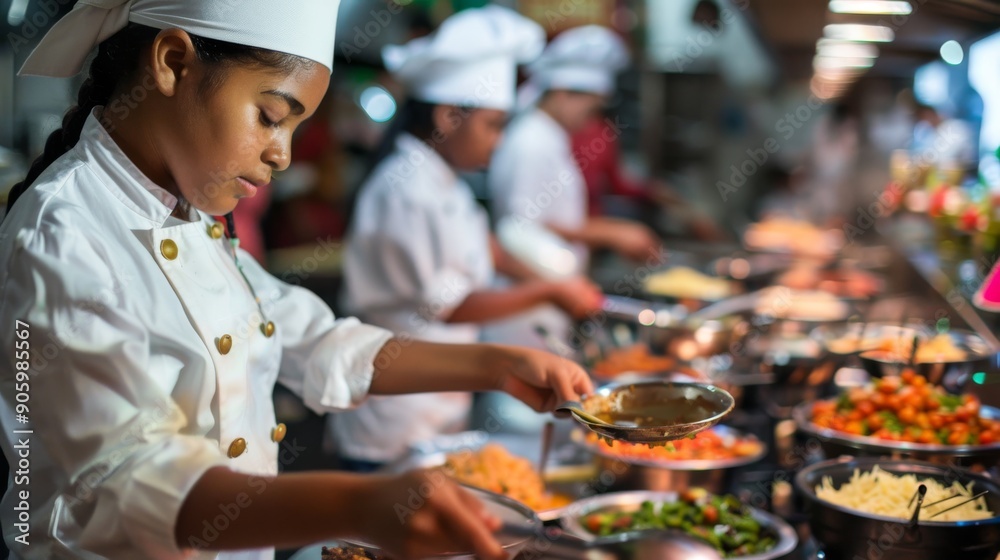 Culinary Diversity Unites Youth: Cultural Cooking Competition Fostering Teamwork and Culinary Skills Culinary Diversity Unites Youth: Cultural Cooking Competition Fostering Teamwork and Culinary Skills