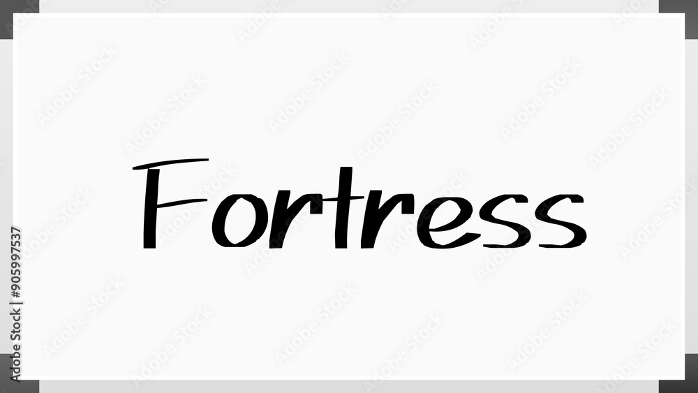 Fortress のホワイトボード風イラスト Fortress のホワイトボード風イラスト