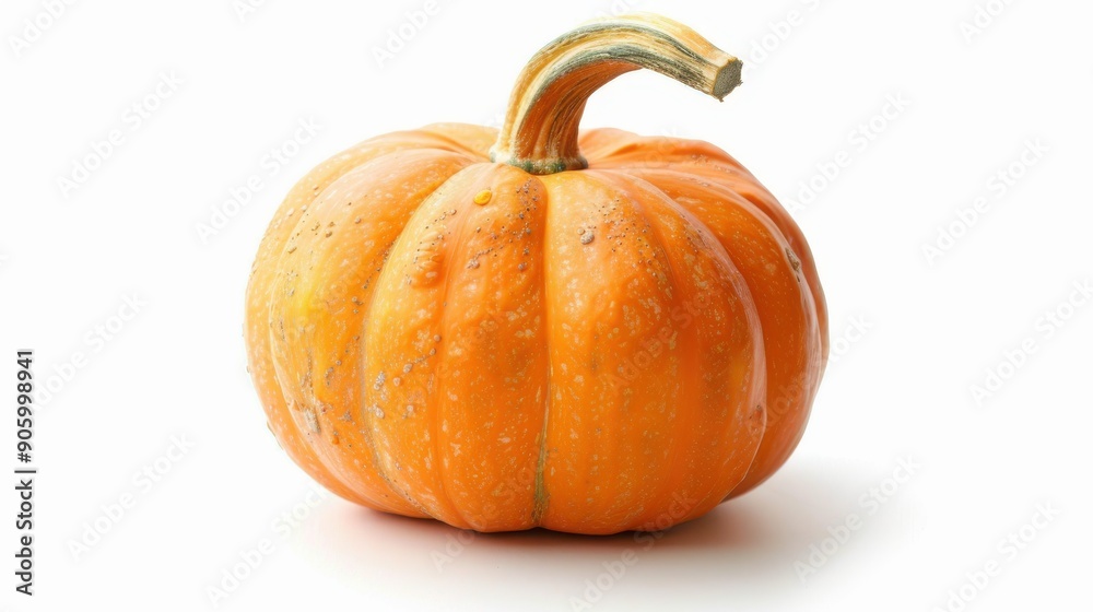 Fototapeta premium Whole mini pumpkin isolated on white