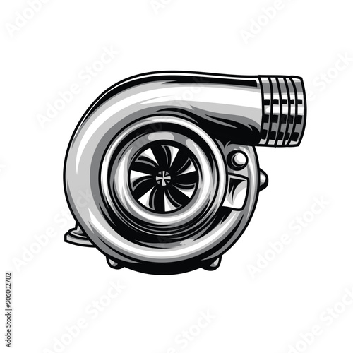 turbo charger vector illustration with eps 10