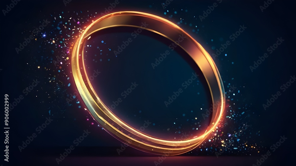 Fototapeta premium background with glowing lights