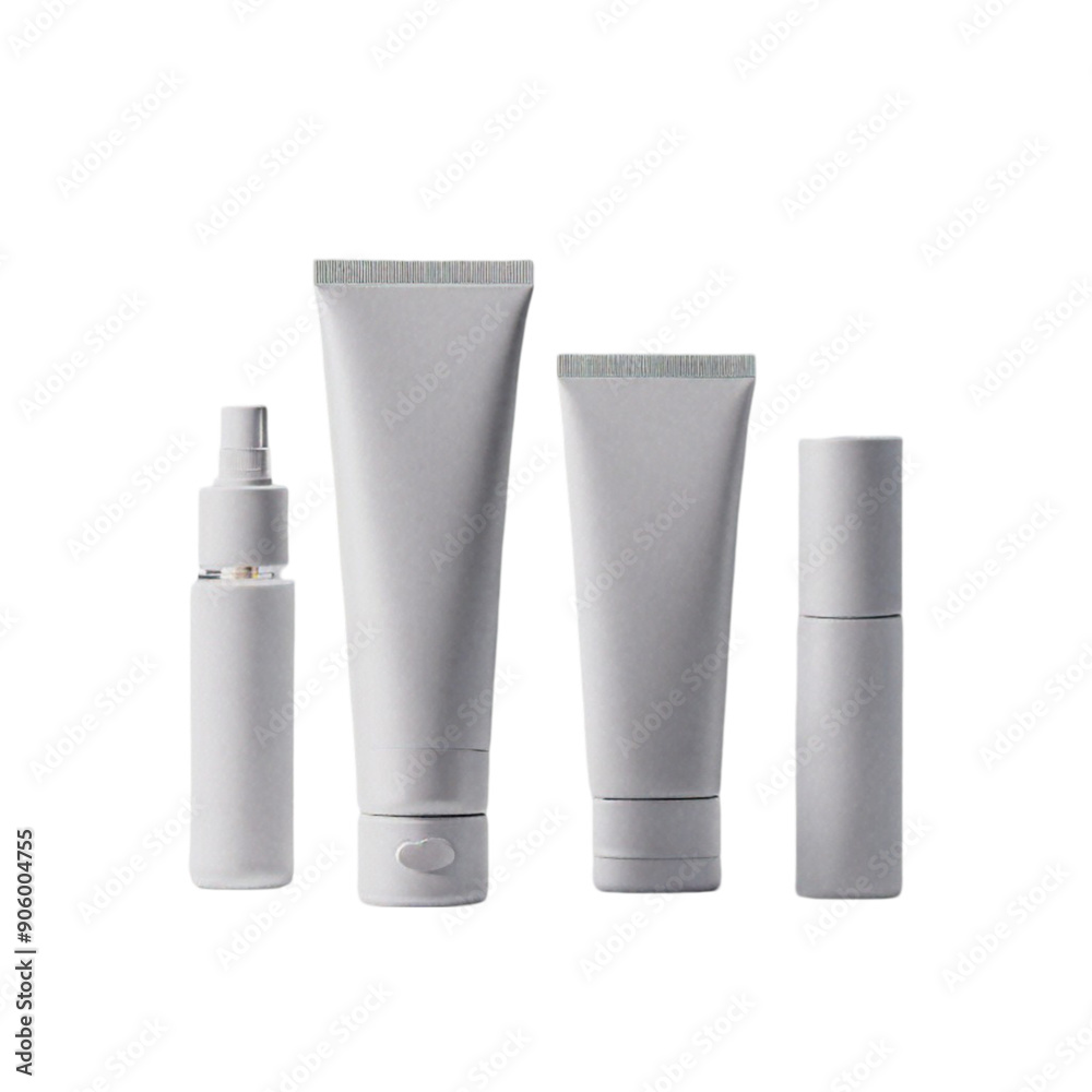 cosmetic mockup design isolated on transparent background cosmetic mockup design isolated on transparent background