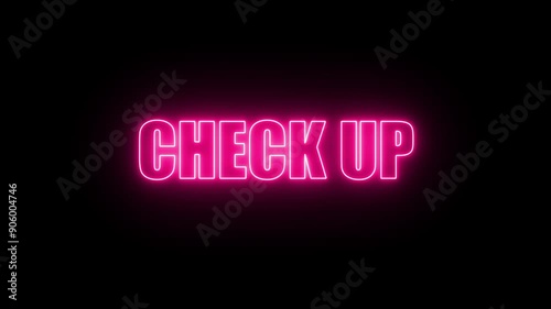 glowing sign with lights