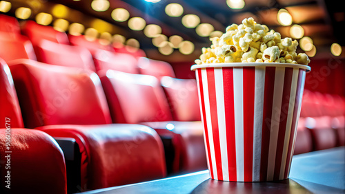 popcorn in a movie theater