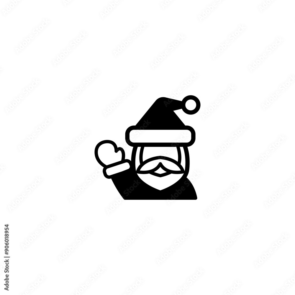 Santa Clause icon vector illustration graphic design Santa Clause icon vector illustration graphic design