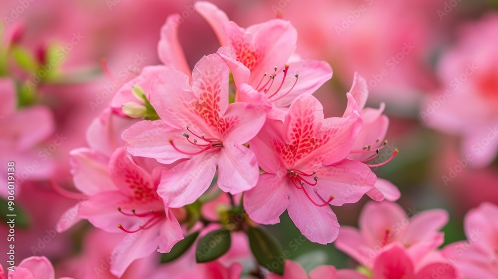 Azalea Flowers in Spring Azalea Flowers in Spring