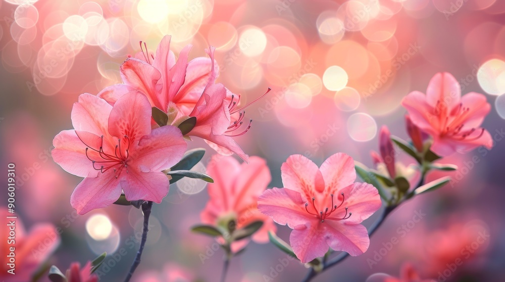 Azalea Flowers in Spring Azalea Flowers in Spring