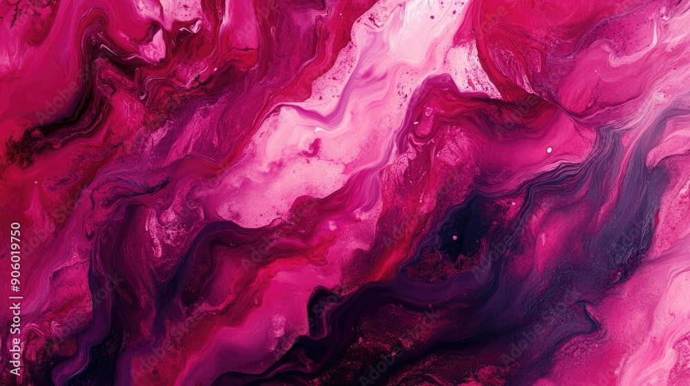 Obraz premium Vivid magenta tones forming an abstract design, perfect for eye-catching and energetic visuals