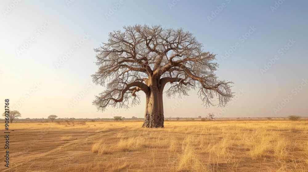 Fototapeta premium Baobab tree in Africa