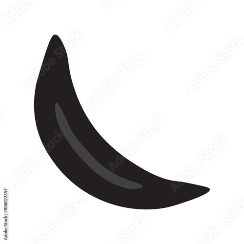Sickle blood cell glyph icon 