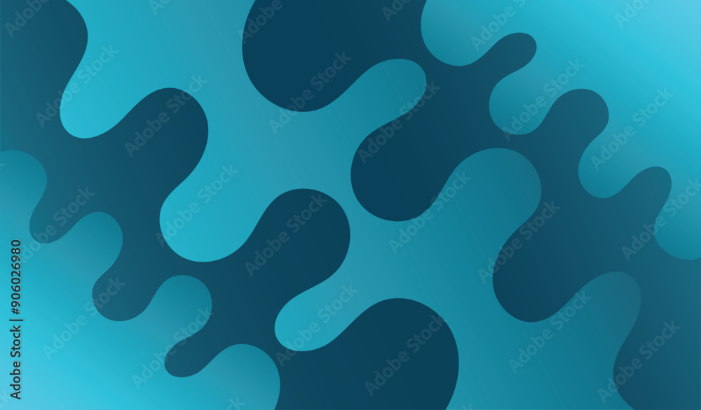 Blue and sea waves soft to dark vector background Blue and sea waves soft to dark vector background