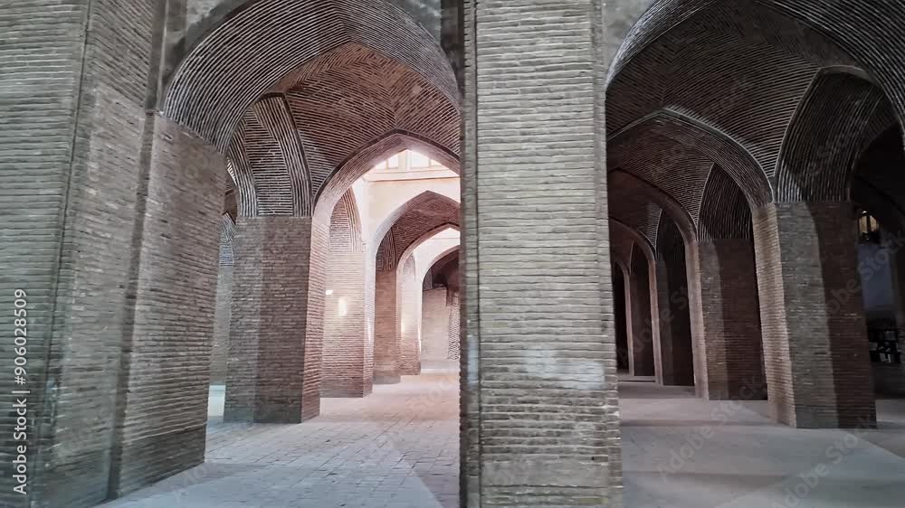 Interior of Jameh Mosque of Isfahan Interior of Jameh Mosque of Isfahan