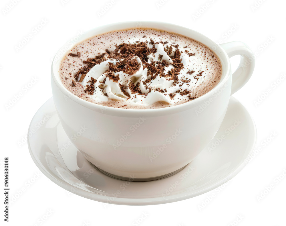 Cup of cocoa isolated on transparent background Cup of cocoa isolated on transparent background