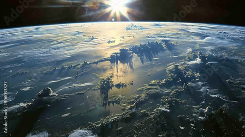 The Earth's atmosphere sustains life by providing oxygen and protecting from harmful radiation