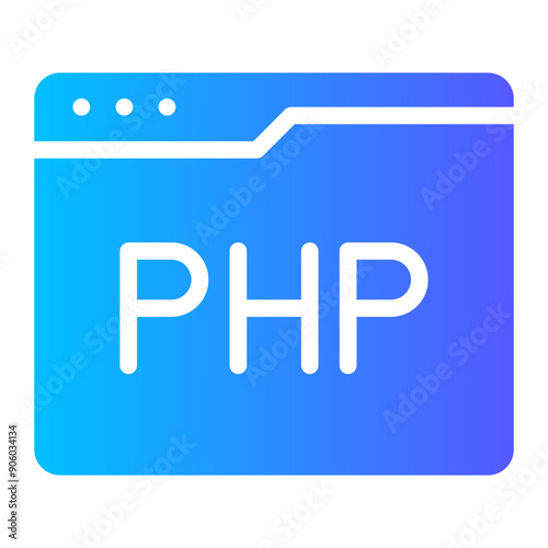 php gradient icon