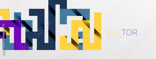 Color bend lines with shadow texture effect. Vector Illustration For Wallpaper, Banner, Background, Card, Book Illustration, landing page