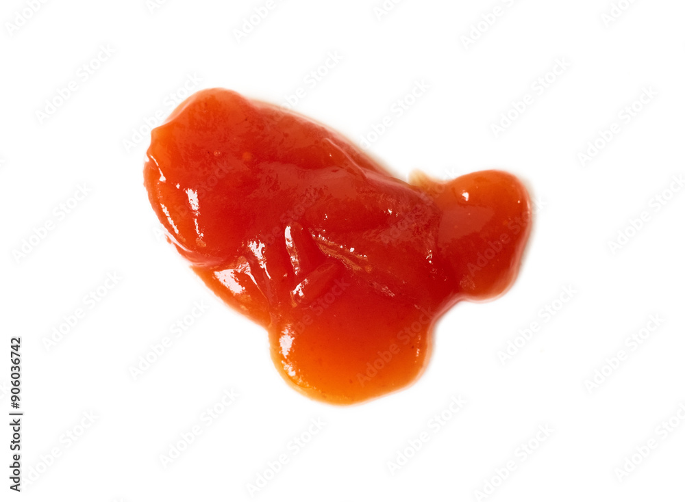 spicy red tomato sauce on isolated background spicy red tomato sauce on isolated background