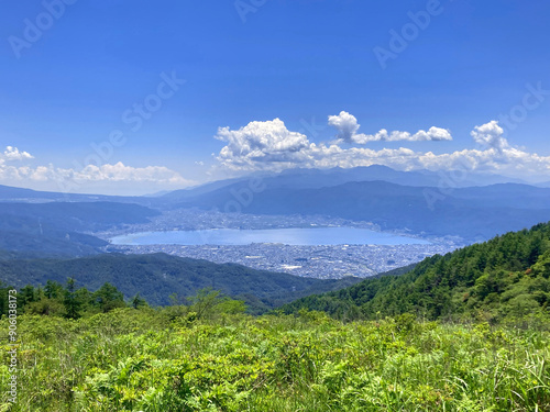 高ボッチ高原からの眺望（長野県・岡谷市、塩尻市） photo