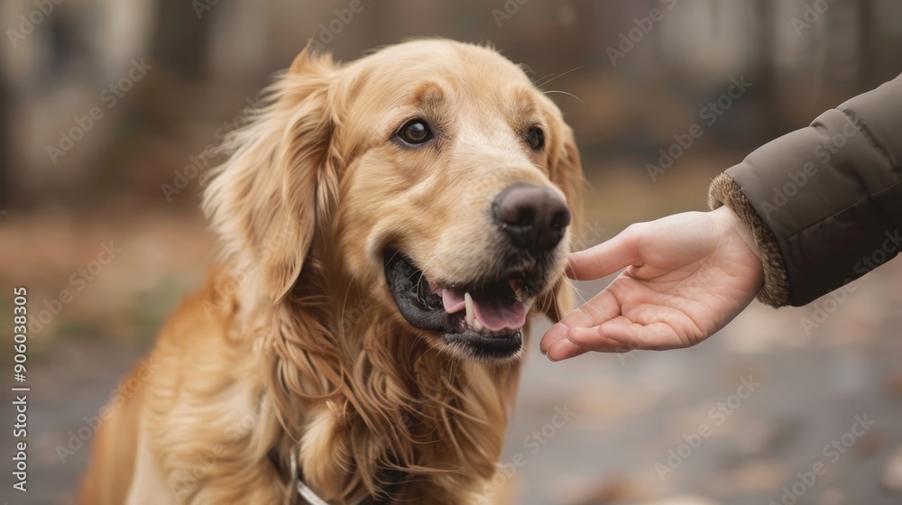 The joy of a dog greeting its owner is a heartwarming sight The joy of a dog greeting its owner is a heartwarming sight
