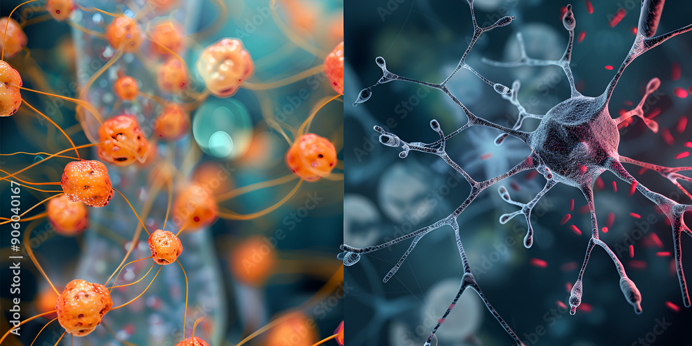 Neural Network Visualization: Neurons and Synapses in Detail, Brain Science: Intricate Neuronal Connections Neural Network Visualization: Neurons and Synapses in Detail, Brain Science: Intricate Neuronal Connections