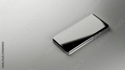 Wallpaper Mural Top view of a phone isolated, featuring its sleek and modern design Torontodigital.ca