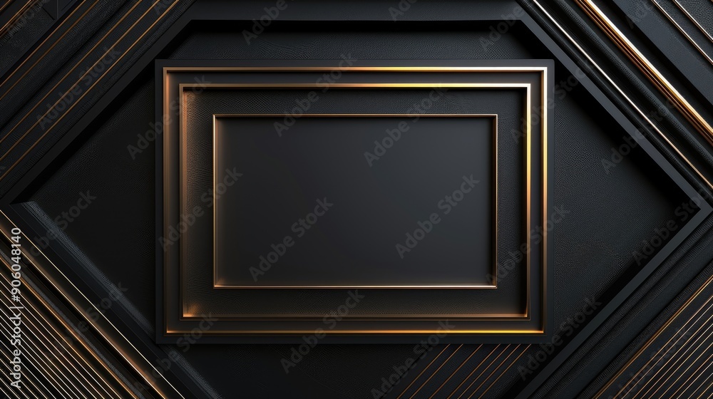 Elegant and luxury photo frames with 3 dimension effect, Ai generated for ads Elegant and luxury photo frames with 3 dimension effect, Ai generated for ads