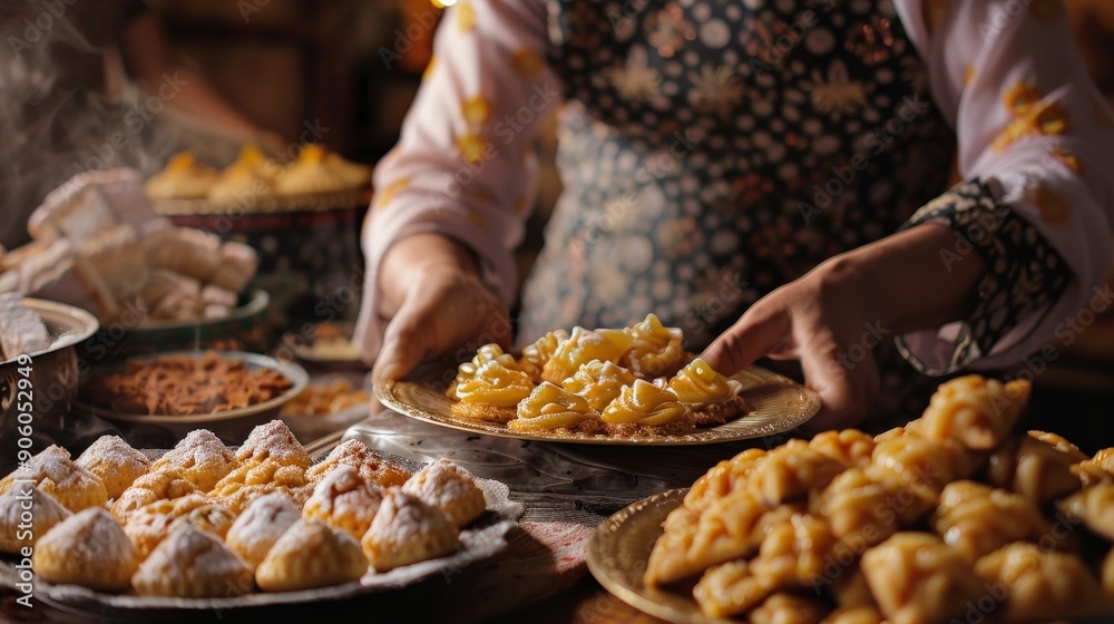 Write about the tradition of making Ramadan sweets at home. Write about the tradition of making Ramadan sweets at home.
