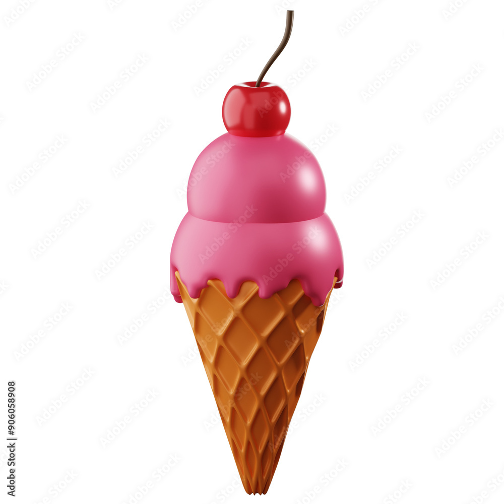 3D Gelato Illustration 3D Gelato Illustration