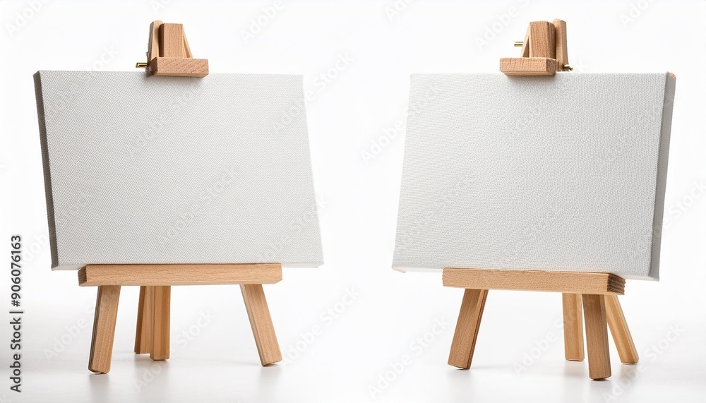 木製のイーゼルと白いキャンバス(wooden easel and blank canvas)
木製のイーゼルと白いキャンバス(wooden easel and blank canvas)