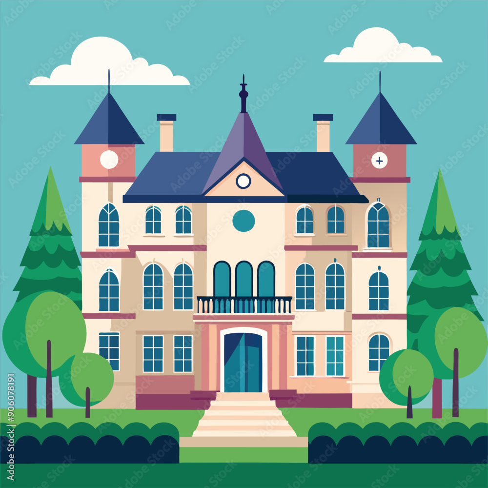 Manor art vector Manor art vector