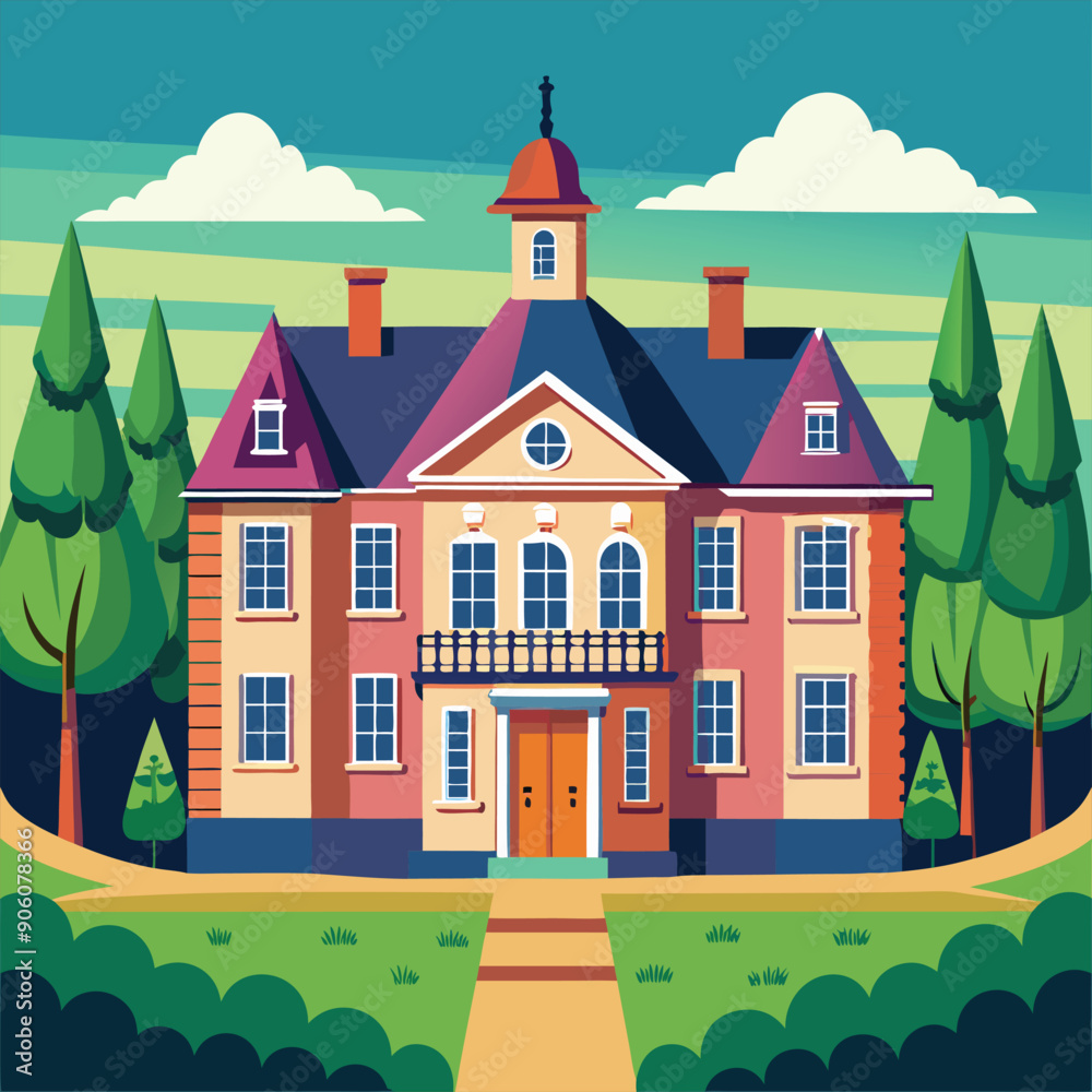 Manor art vector Manor art vector
