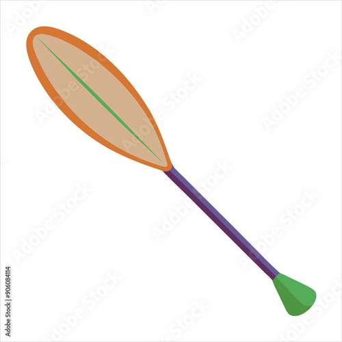 Paddle color art vector