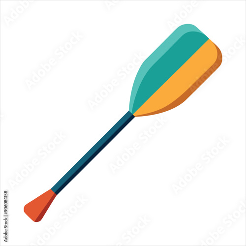 Paddle color art vector