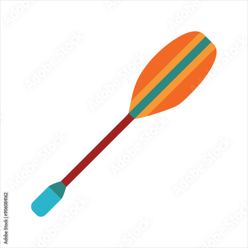 Paddle color art vector