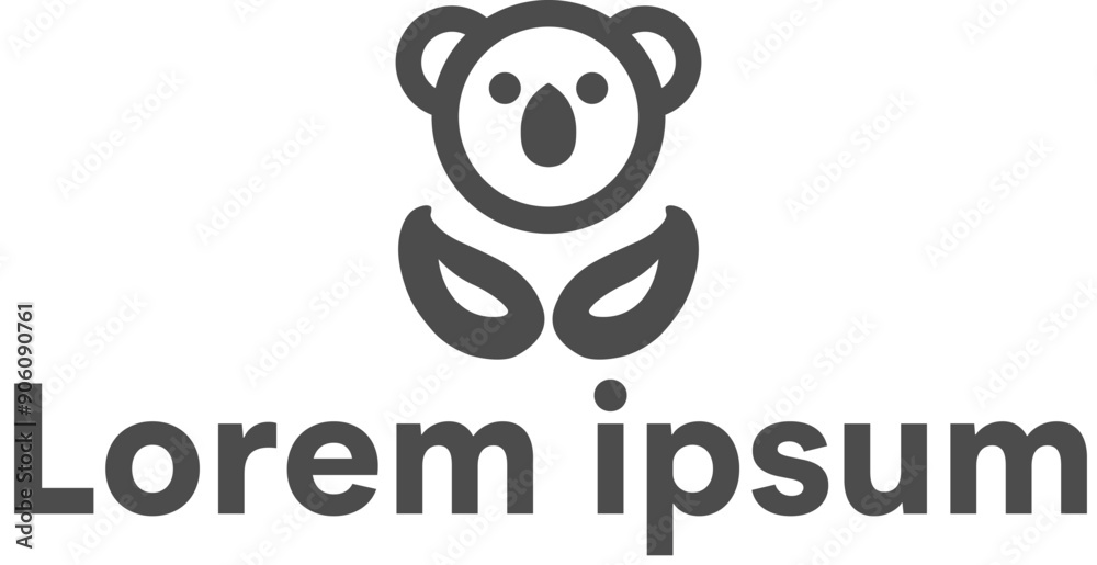 Fototapeta premium Koala logo