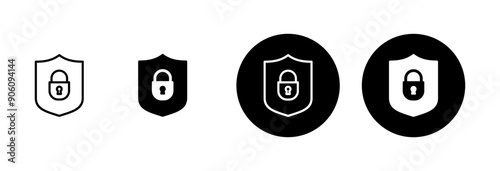 Security icon vector isolated on white background. protection icon. privacy. vpn