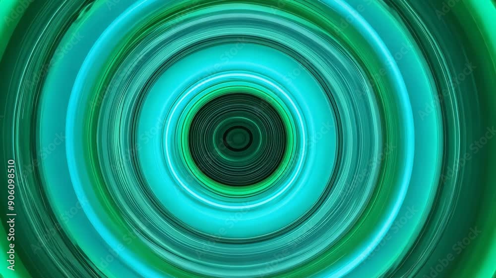 Abstract circular green pattern with concentric Abstract circular green pattern with concentric