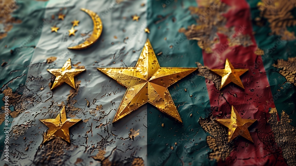 A close-up of a Defence Day flag's fabric texture, bold design incorporating military badges, panaflex with a dynamic image of military tanks, powerful image of military aircraft. A close-up of a Defence Day flag's fabric texture, bold design incorporating military badges, panaflex with a dynamic image of military tanks, powerful image of military aircraft.