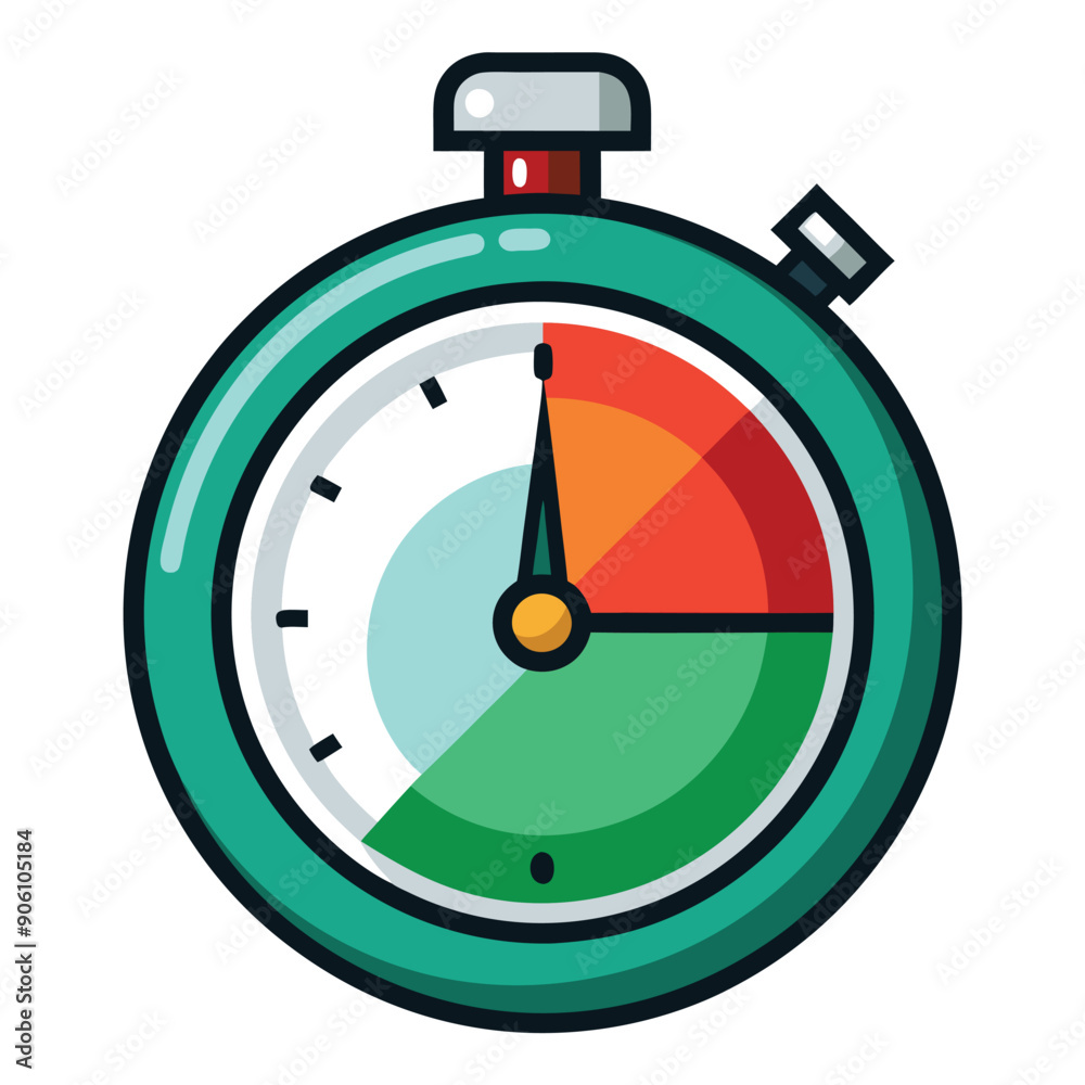 timer vector art illustration design