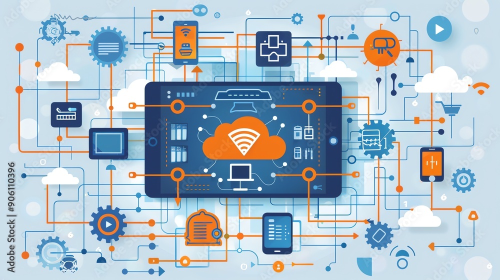 Connected Devices with Cloud Computing and Network. Connected Devices with Cloud Computing and Network.