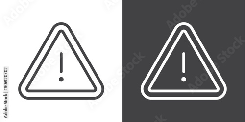 Attention icon vector logo set collection for web app ui