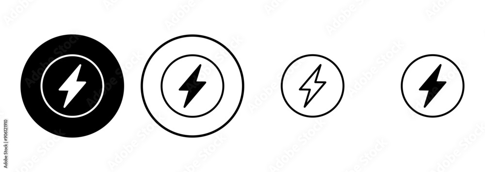 Power icon set. Power Switch Icon. Electric power Power icon set. Power Switch Icon. Electric power