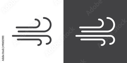 Clean Air Icon vector logo set collection for web app ui