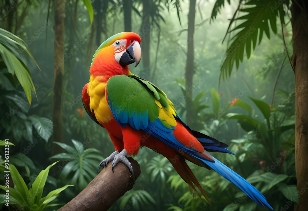 Obraz premium blue and yellow macaw