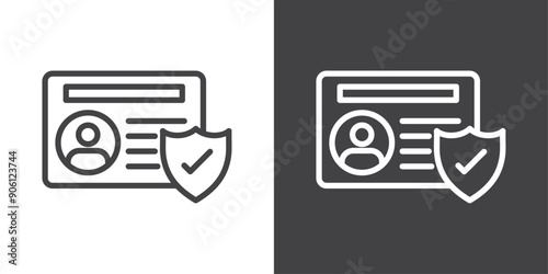 KYC icon vector logo set collection for web app ui