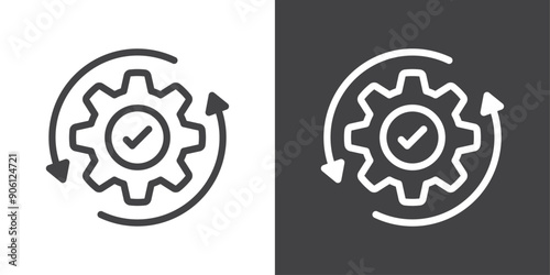 Optimization icon vector logo set collection for web app ui