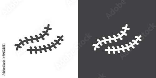 Scar icon vector logo set collection for web app ui