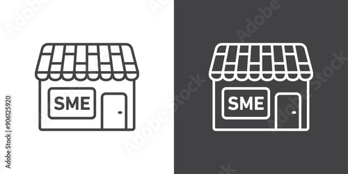 SME icon vector logo set collection for web app ui