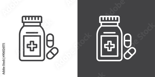 supplement icon vector logo set collection for web app ui
